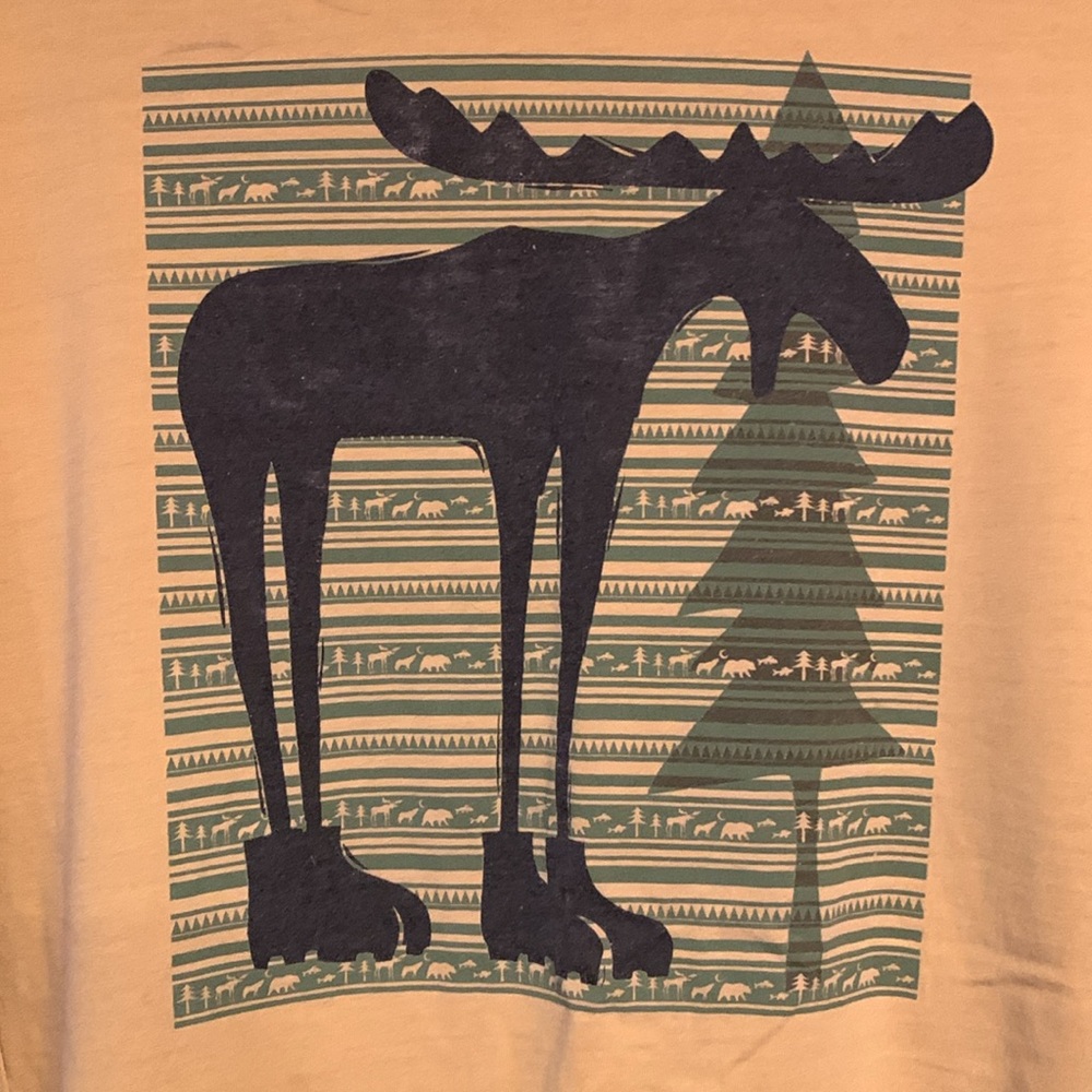 🔵 MOOSE long sleeve SHIRT | large